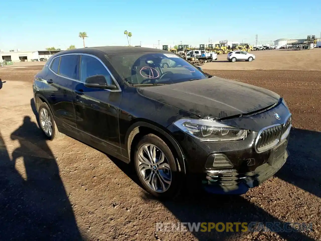 1 Photograph of a damaged car WBXYH9C0XN5U07428 BMW X2 2022