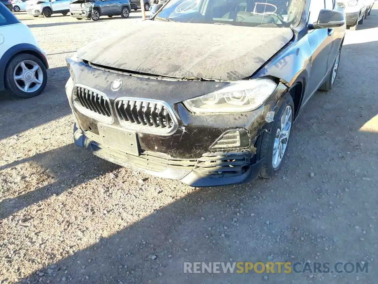 9 Photograph of a damaged car WBXYH9C0XN5U07428 BMW X2 2022