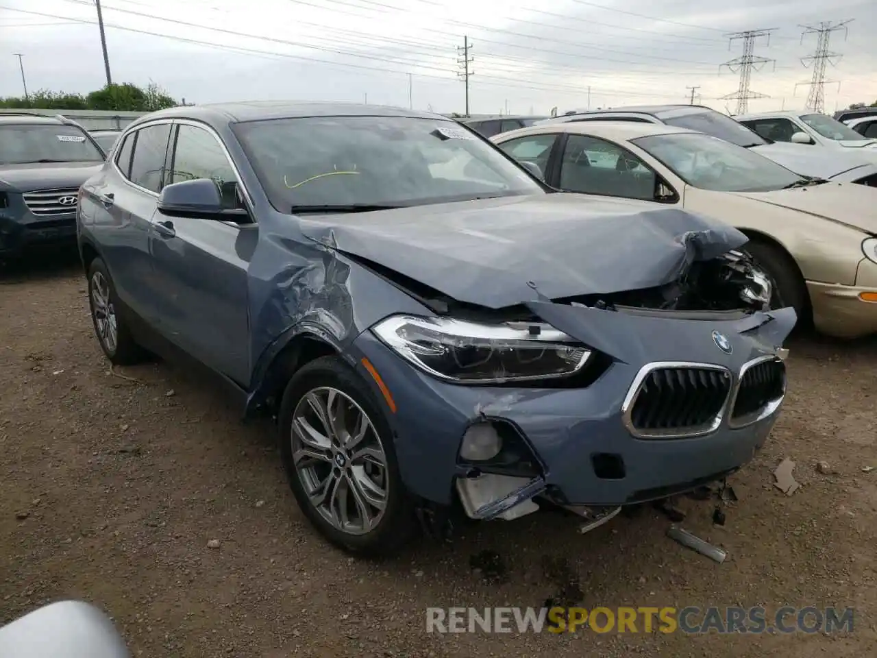 1 Photograph of a damaged car WBXYJ1C00N5T51683 BMW X2 2022