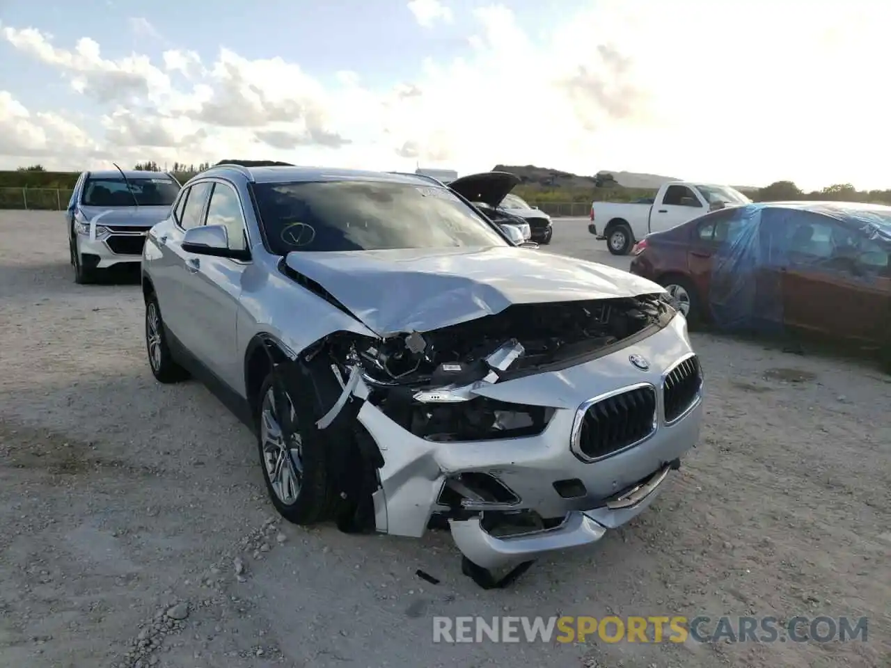 1 Photograph of a damaged car WBXYJ1C01N5T48937 BMW X2 2022