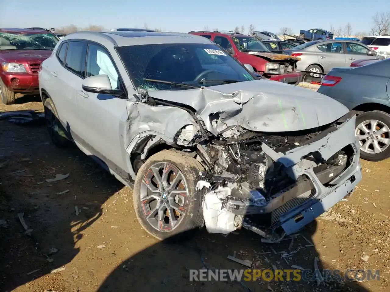 1 Photograph of a damaged car WBXYJ1C01N5T59324 BMW X2 2022