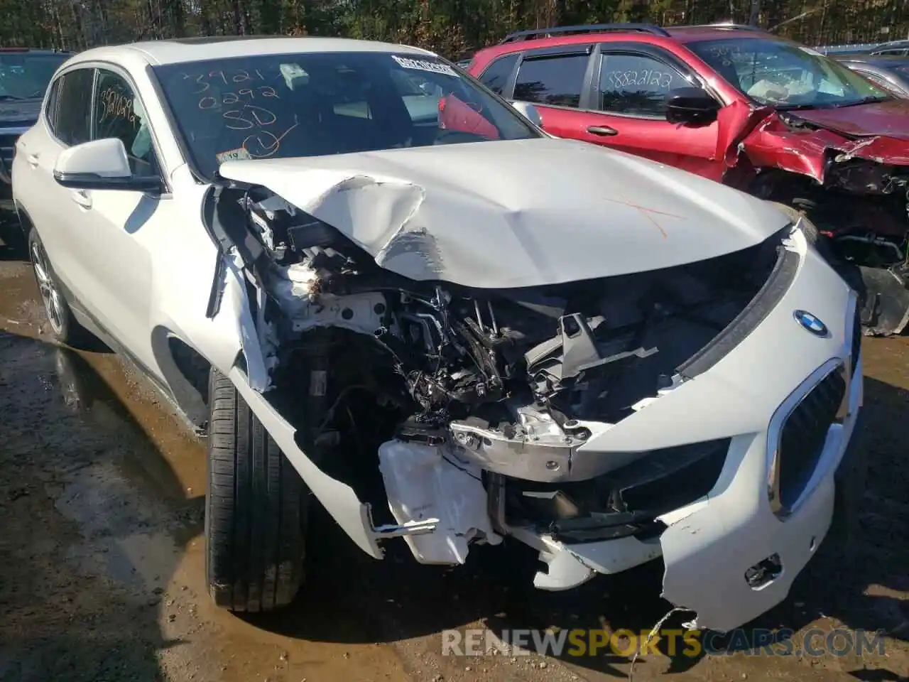 1 Photograph of a damaged car WBXYJ1C01N5U19151 BMW X2 2022