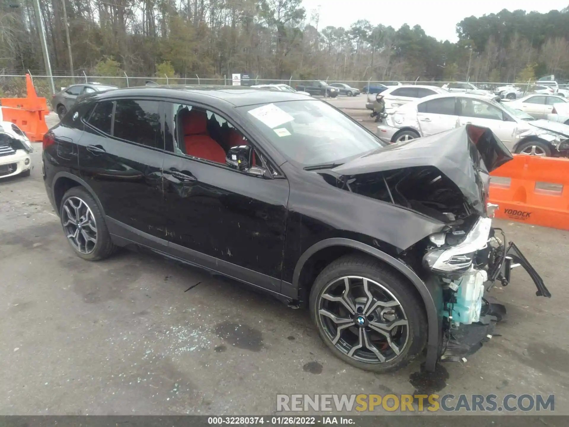 1 Photograph of a damaged car WBXYJ1C01N5U22177 BMW X2 2022