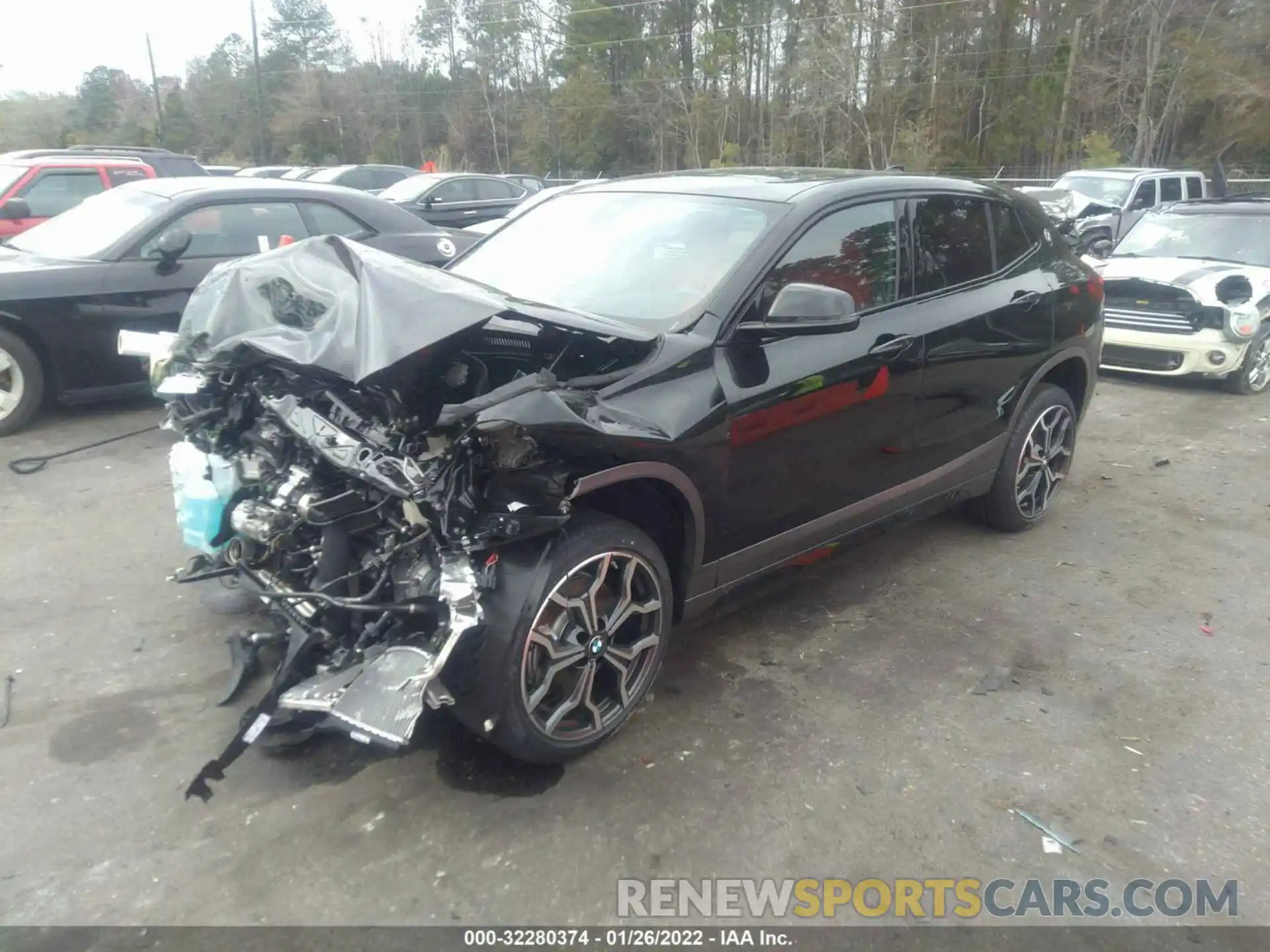 2 Photograph of a damaged car WBXYJ1C01N5U22177 BMW X2 2022