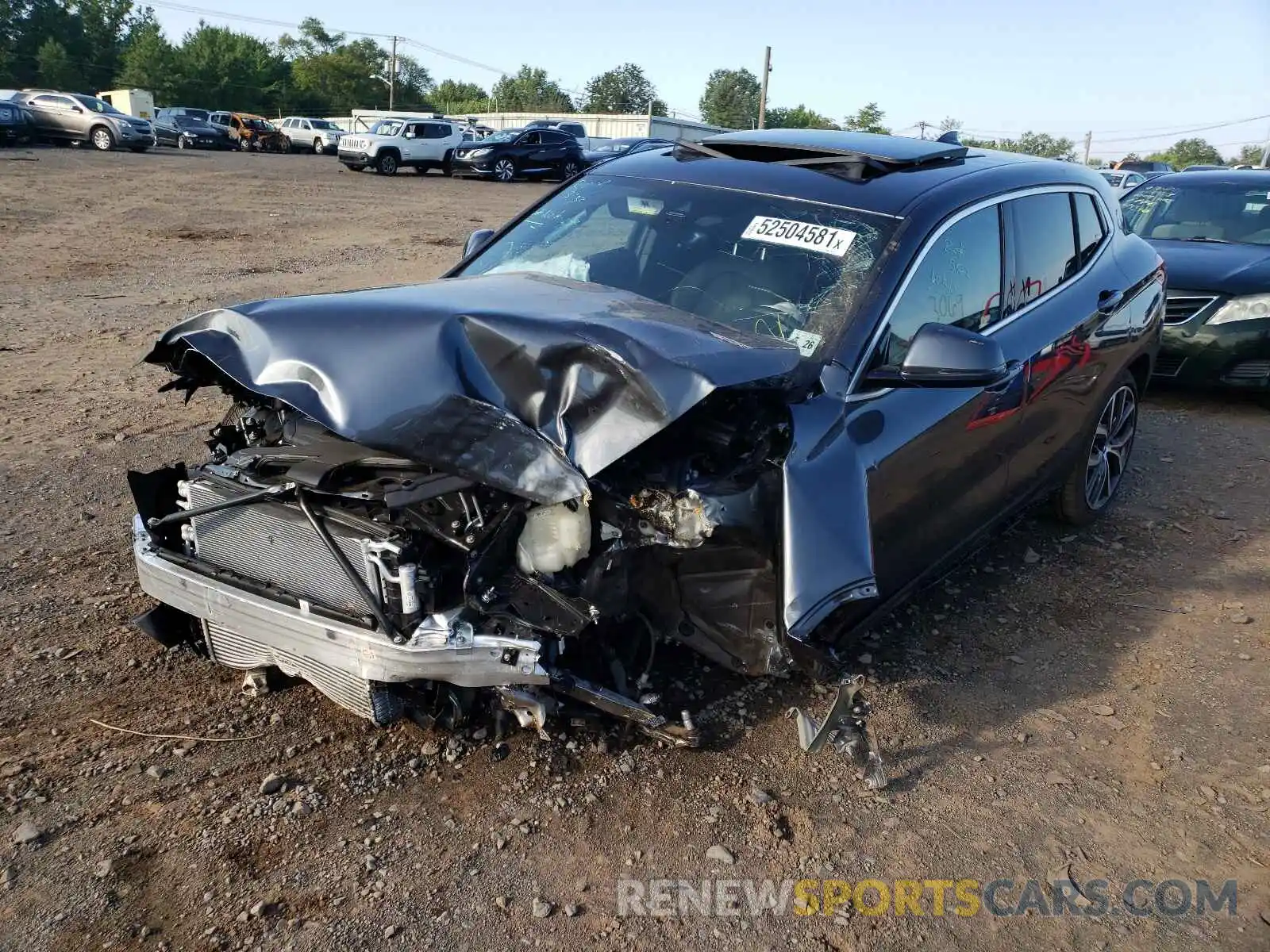 2 Photograph of a damaged car WBXYJ1C02N5T44573 BMW X2 2022