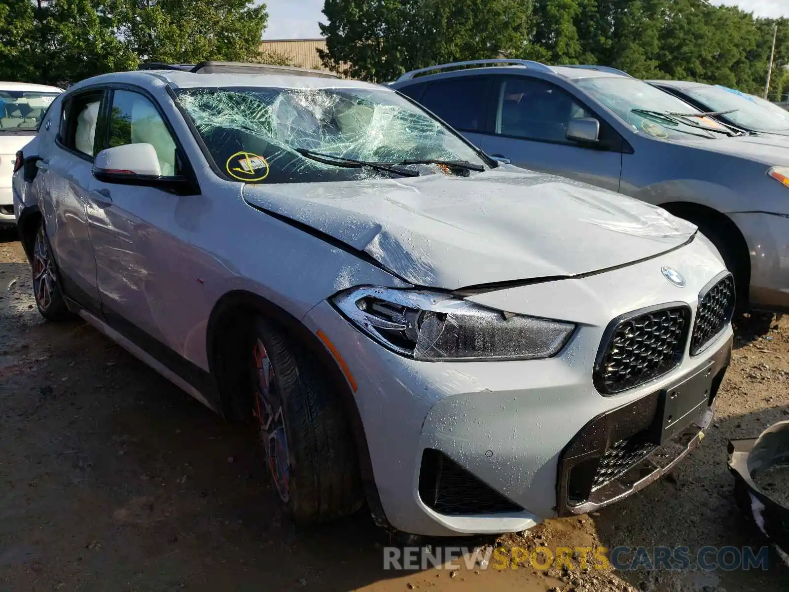 1 Photograph of a damaged car WBXYJ1C02N5T47084 BMW X2 2022