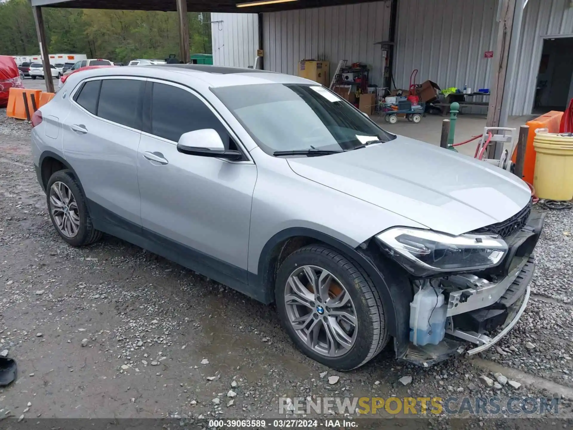 1 Фотография поврежденного автомобиля WBXYJ1C02N5U27016 BMW X2 2022