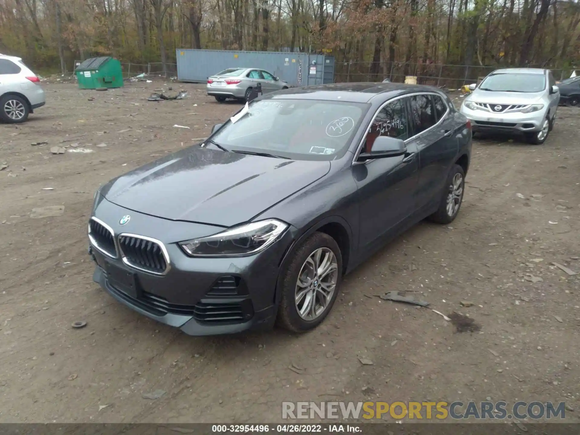 2 Photograph of a damaged car WBXYJ1C06N5U48533 BMW X2 2022