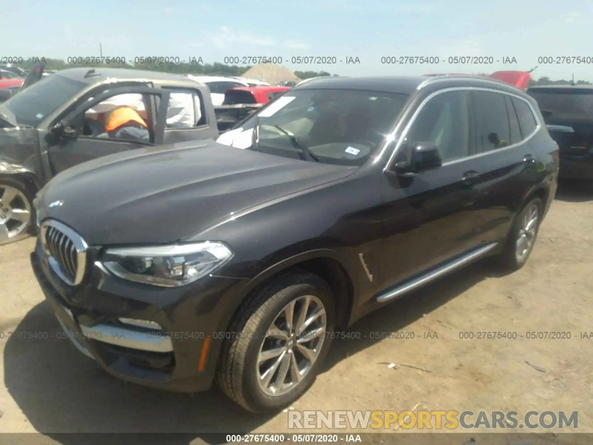 2 Photograph of a damaged car 5UXTR7C50KLE93555 BMW X3 2019