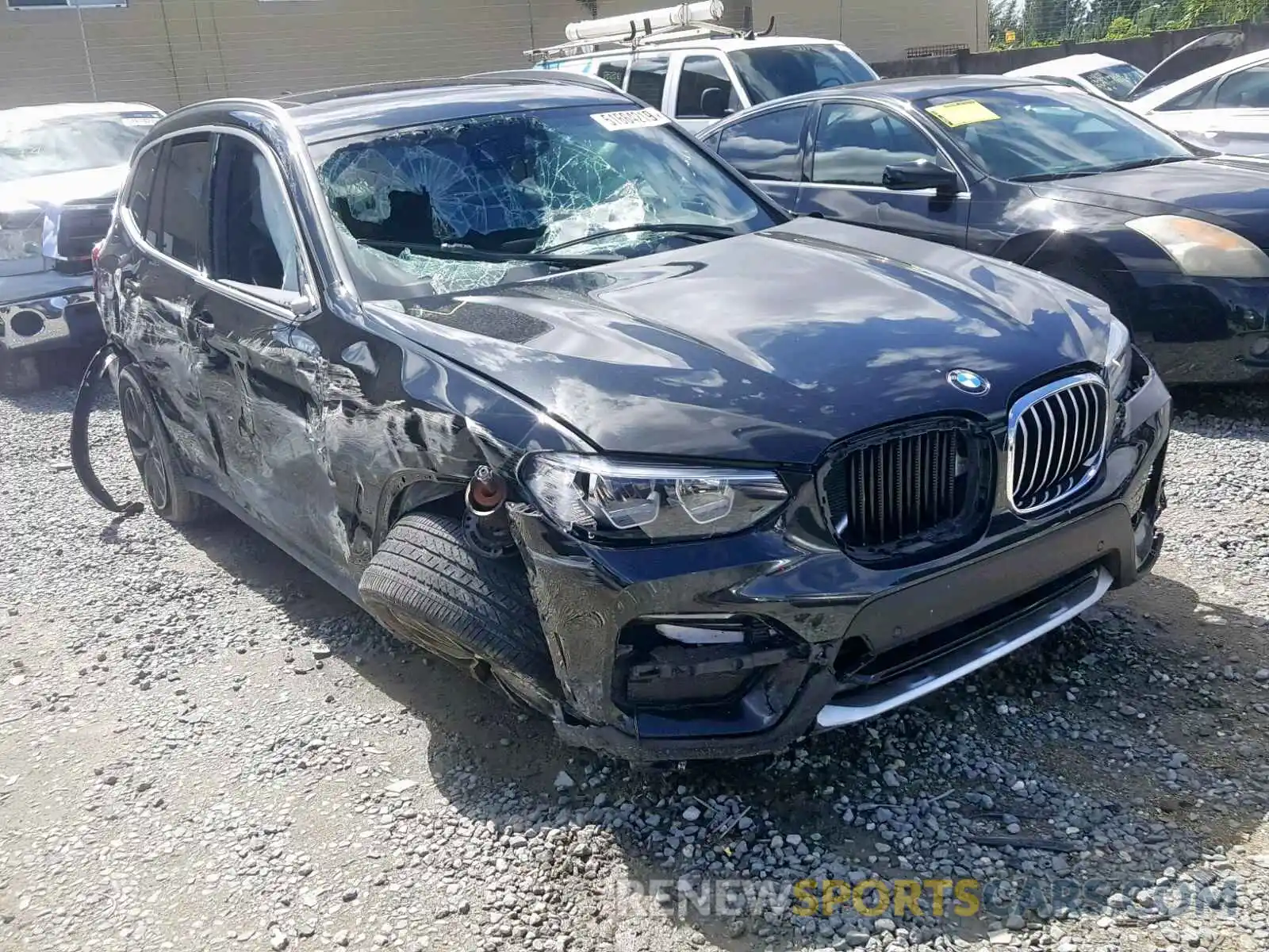 1 Photograph of a damaged car 5UXTR7C50KLE96388 BMW X3 2019