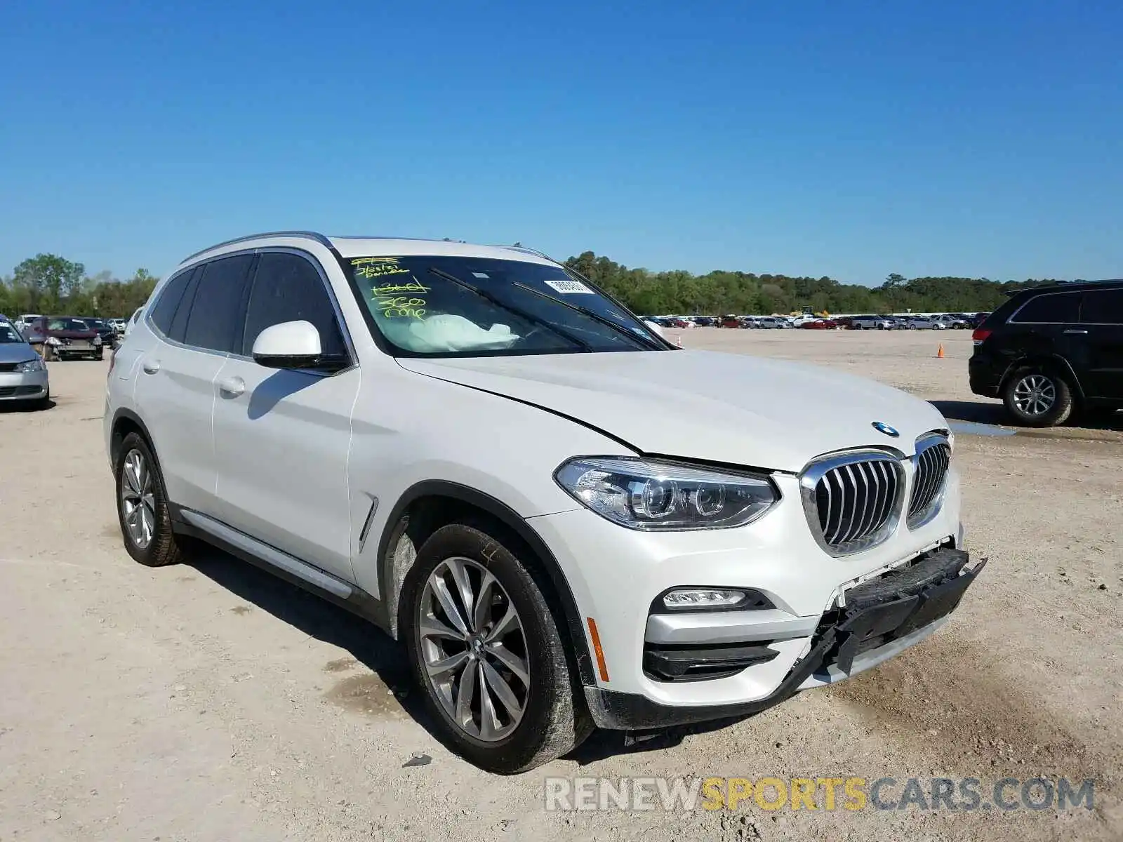 1 Photograph of a damaged car 5UXTR7C50KLE97850 BMW X3 2019