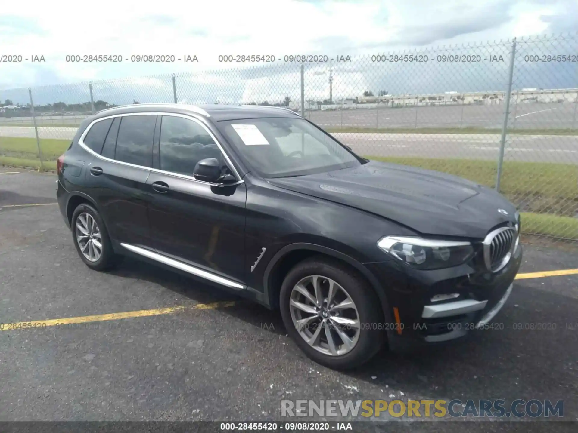 1 Photograph of a damaged car 5UXTR7C50KLF23685 BMW X3 2019