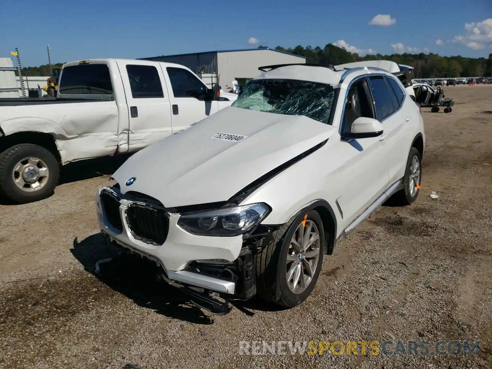 2 Photograph of a damaged car 5UXTR7C50KLF23914 BMW X3 2019