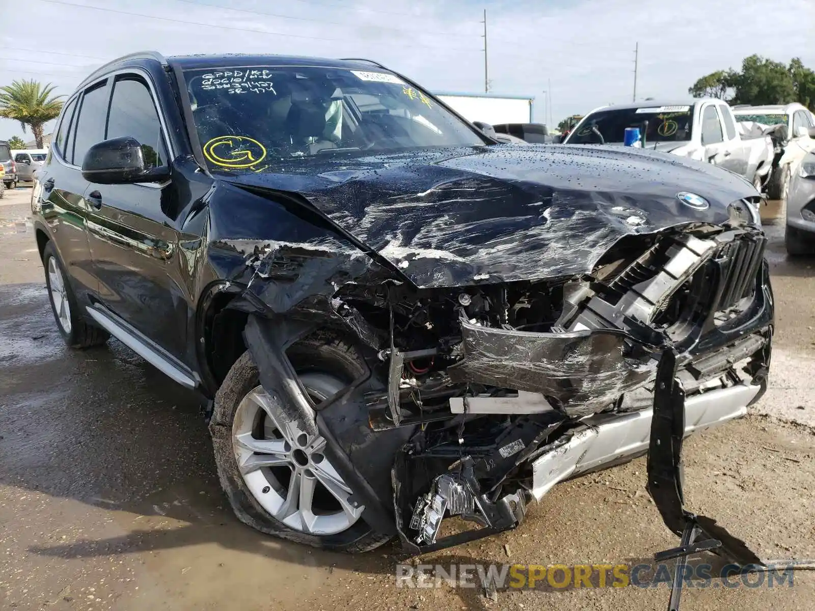 1 Photograph of a damaged car 5UXTR7C50KLF23945 BMW X3 2019