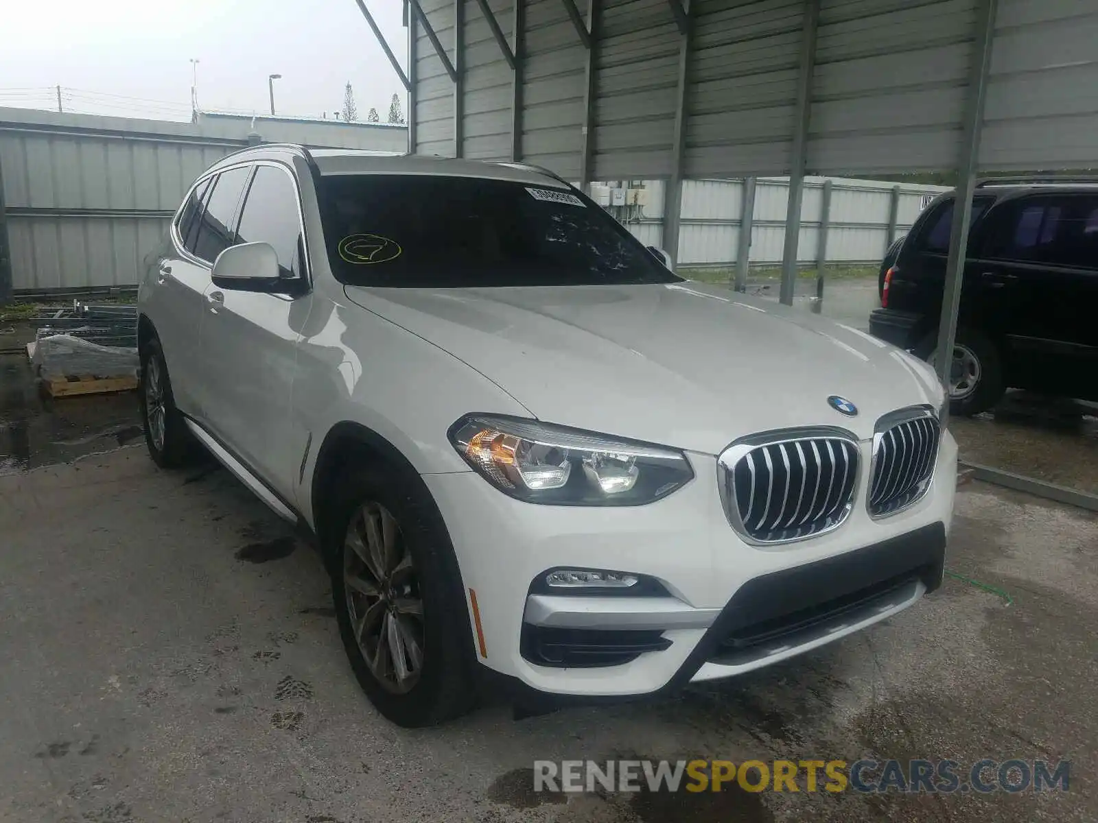 1 Photograph of a damaged car 5UXTR7C50KLF24500 BMW X3 2019