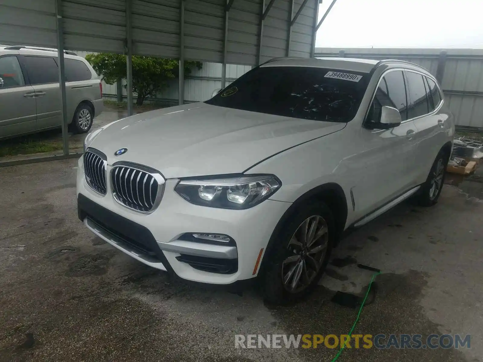 2 Photograph of a damaged car 5UXTR7C50KLF24500 BMW X3 2019