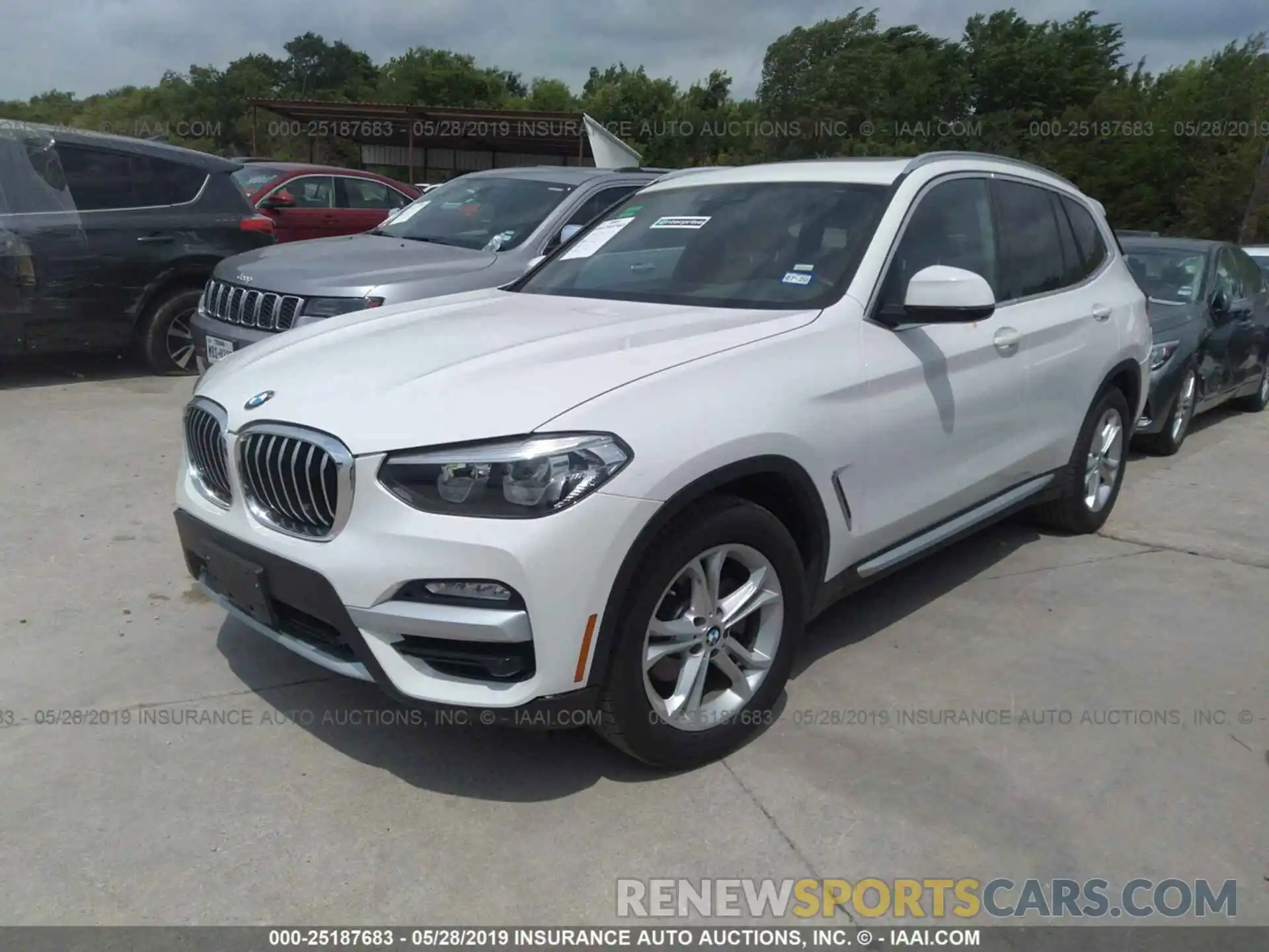 2 Photograph of a damaged car 5UXTR7C50KLF25002 BMW X3 2019