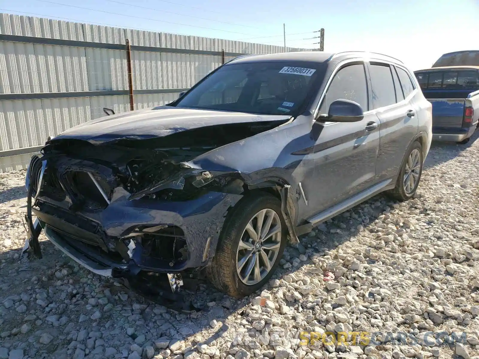 2 Photograph of a damaged car 5UXTR7C50KLF26277 BMW X3 2019