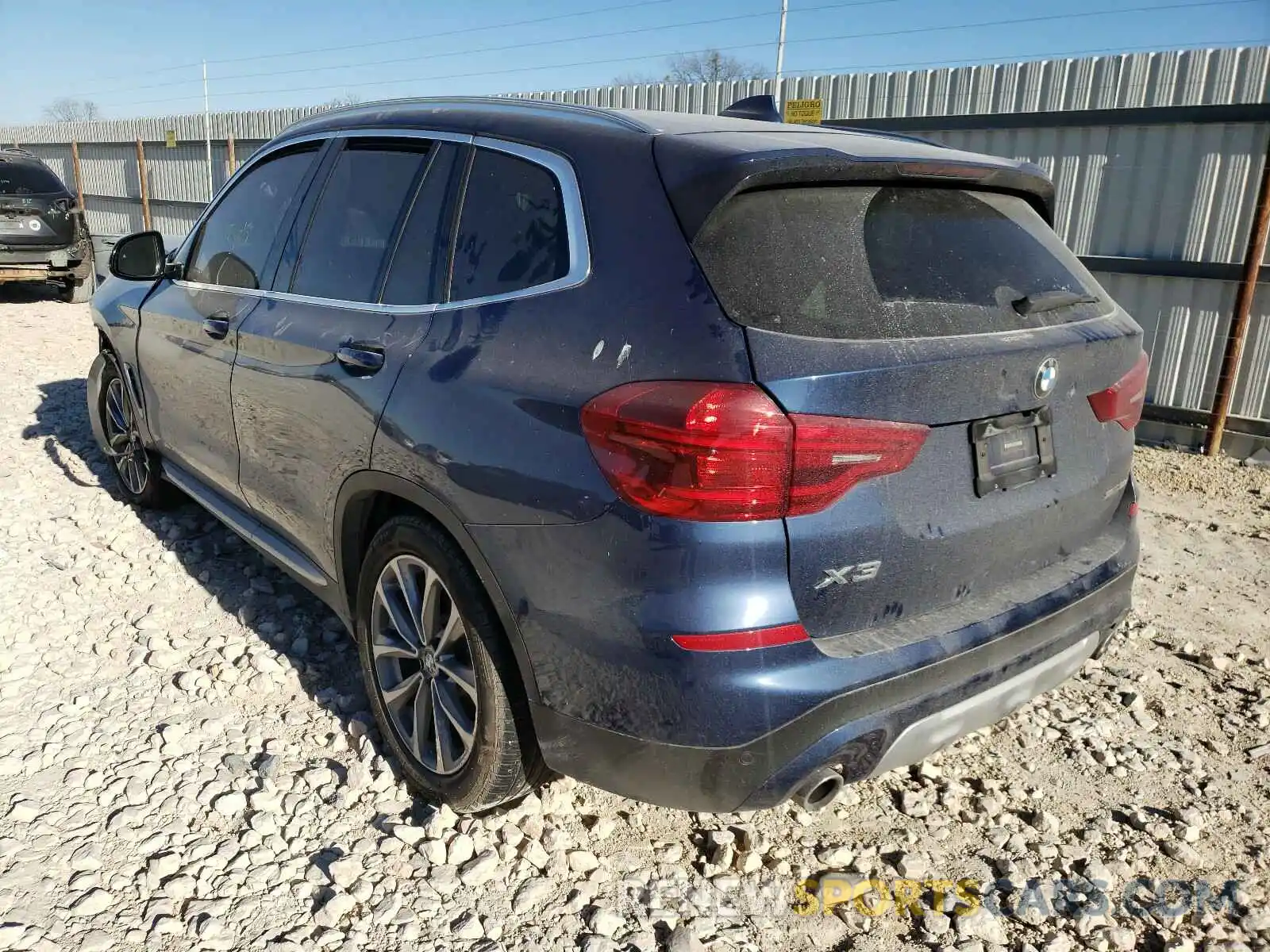 3 Photograph of a damaged car 5UXTR7C50KLF26277 BMW X3 2019