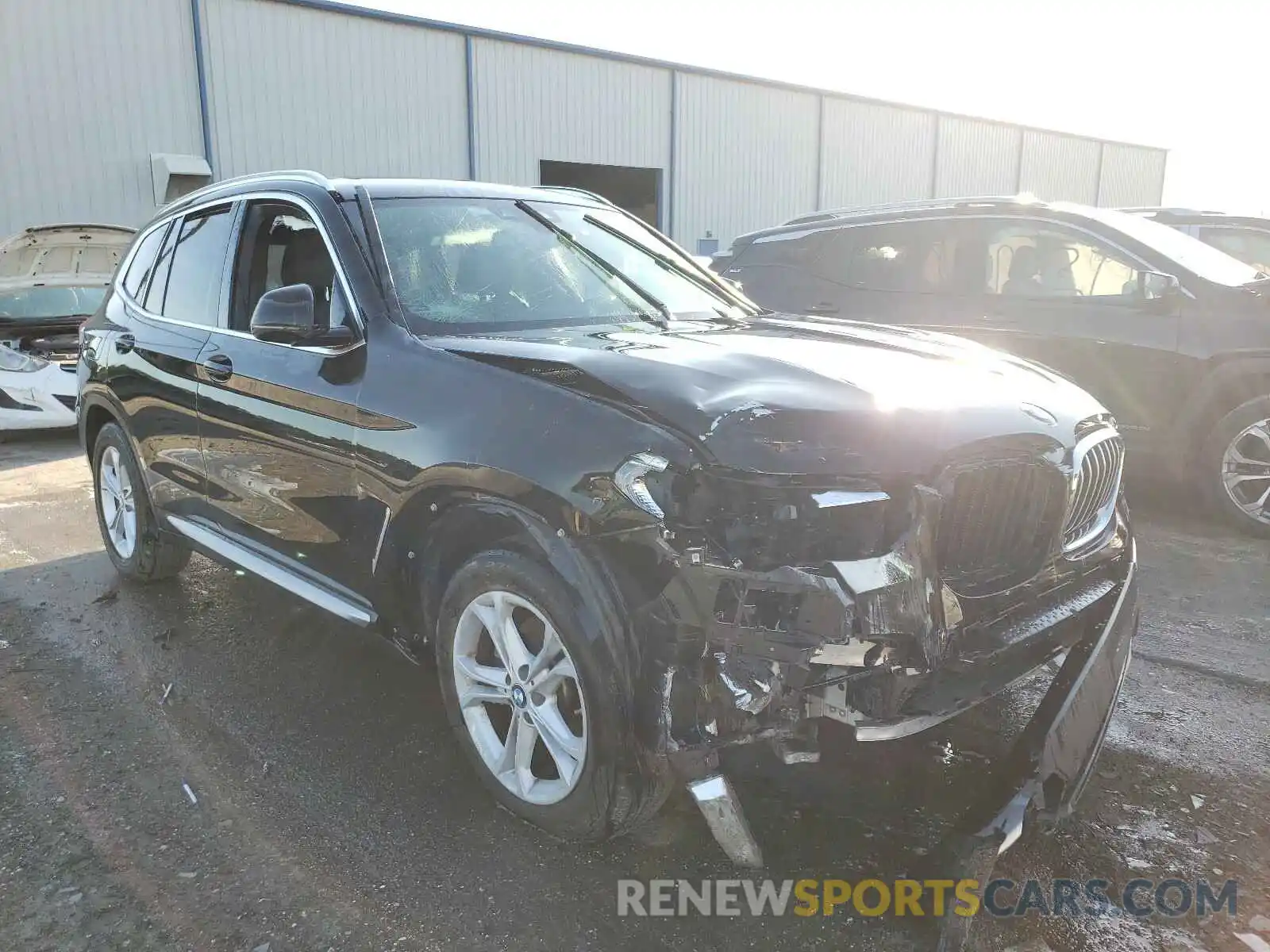 1 Photograph of a damaged car 5UXTR7C50KLF26862 BMW X3 2019