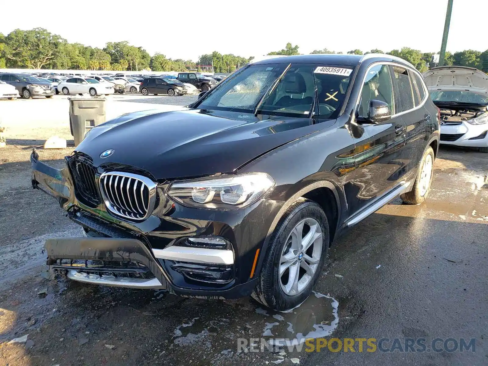 2 Photograph of a damaged car 5UXTR7C50KLF26862 BMW X3 2019