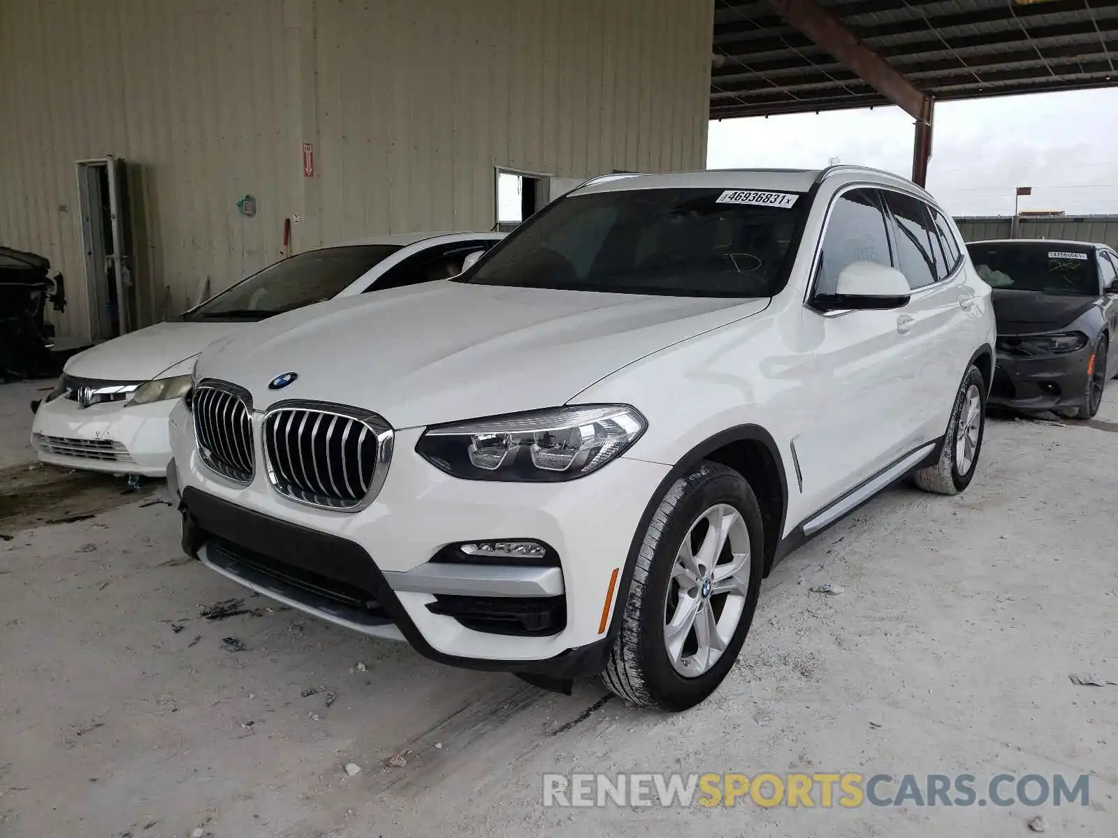 2 Photograph of a damaged car 5UXTR7C50KLF26876 BMW X3 2019