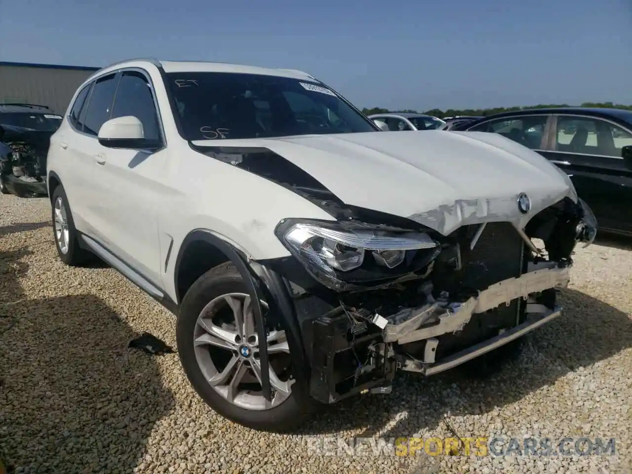 1 Photograph of a damaged car 5UXTR7C50KLF27039 BMW X3 2019