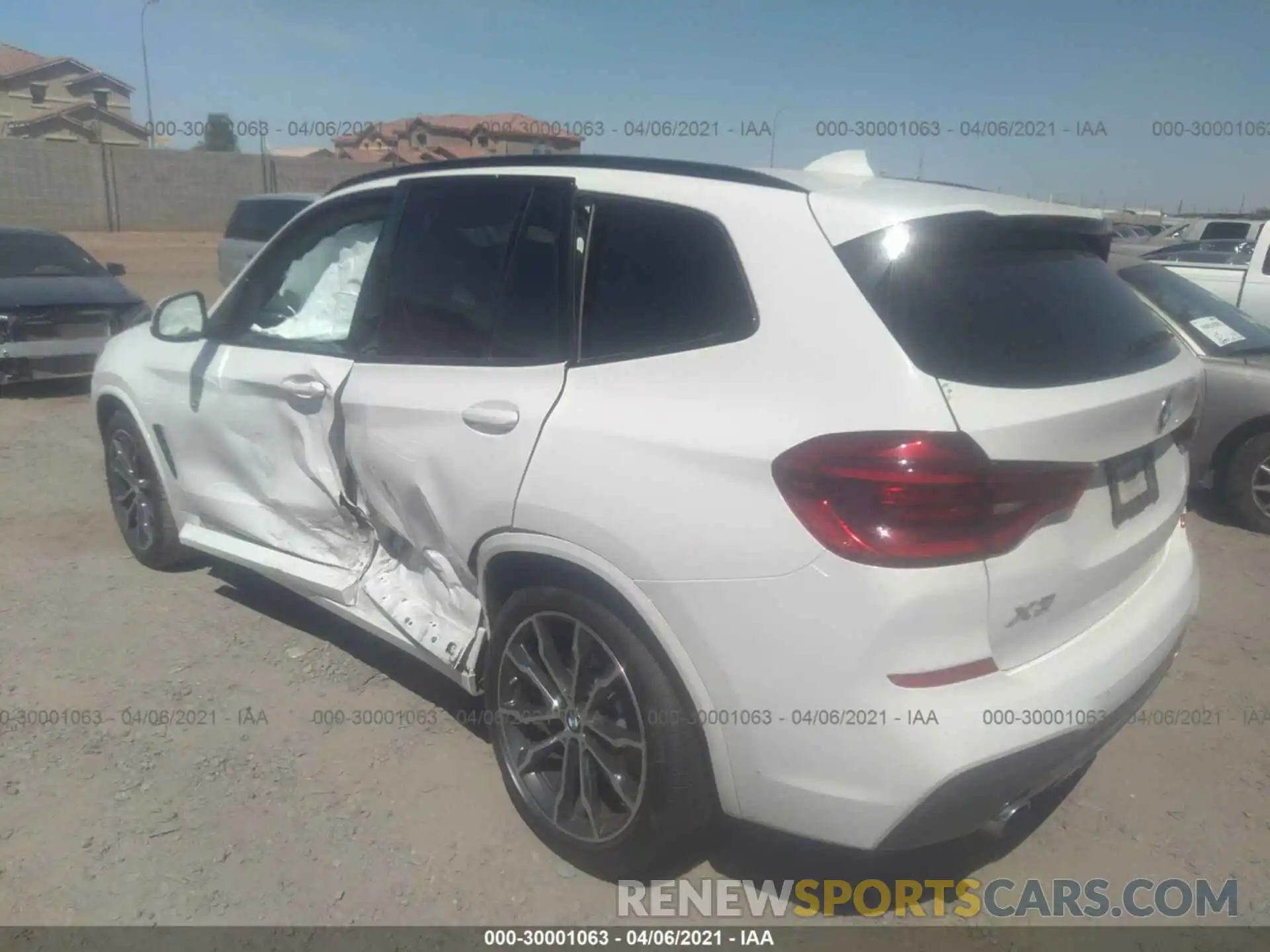 3 Photograph of a damaged car 5UXTR7C50KLF27431 BMW X3 2019