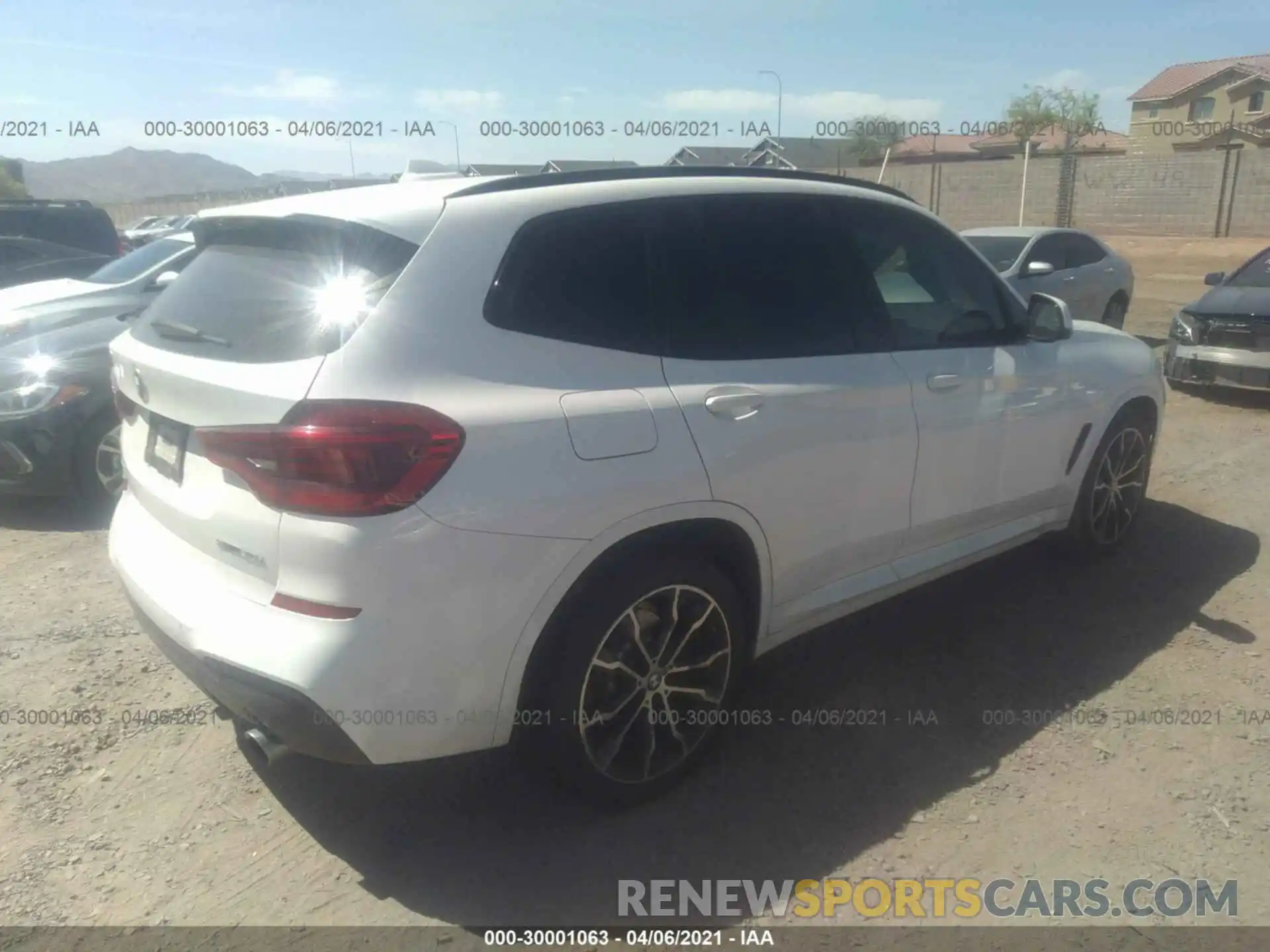 4 Photograph of a damaged car 5UXTR7C50KLF27431 BMW X3 2019