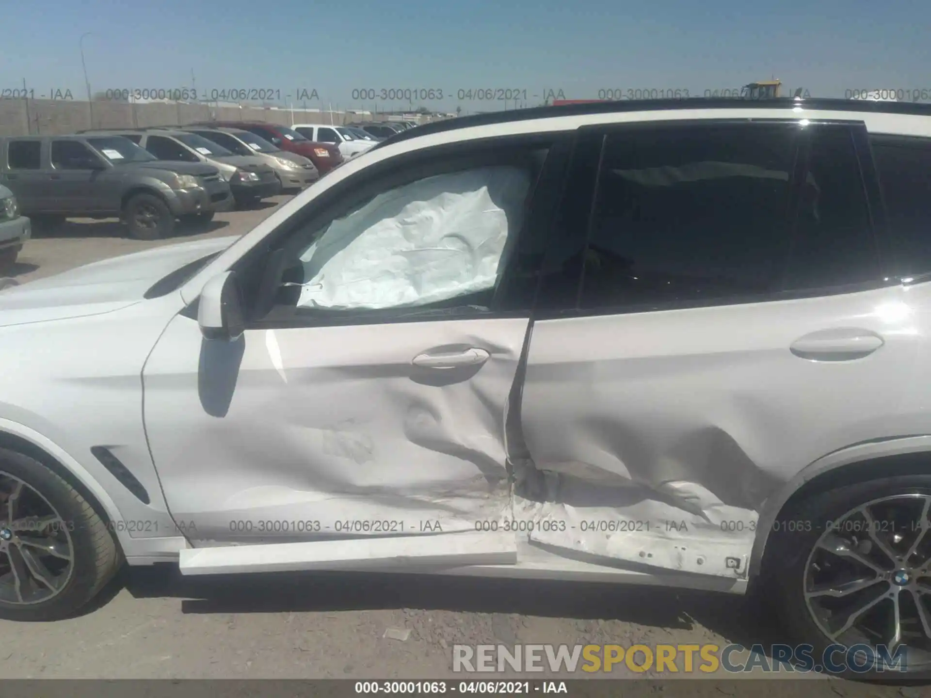 6 Photograph of a damaged car 5UXTR7C50KLF27431 BMW X3 2019