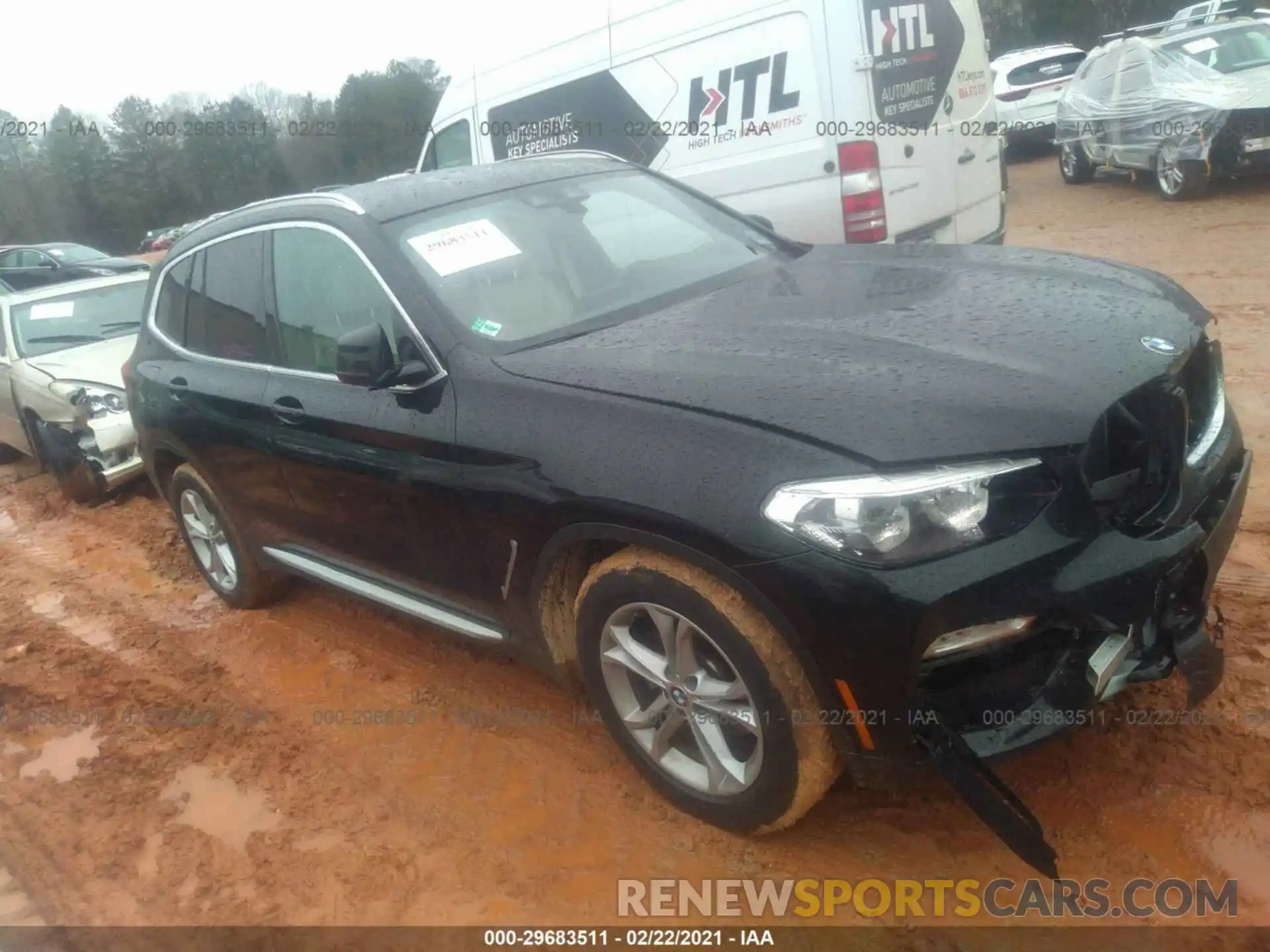 1 Photograph of a damaged car 5UXTR7C50KLF29535 BMW X3 2019