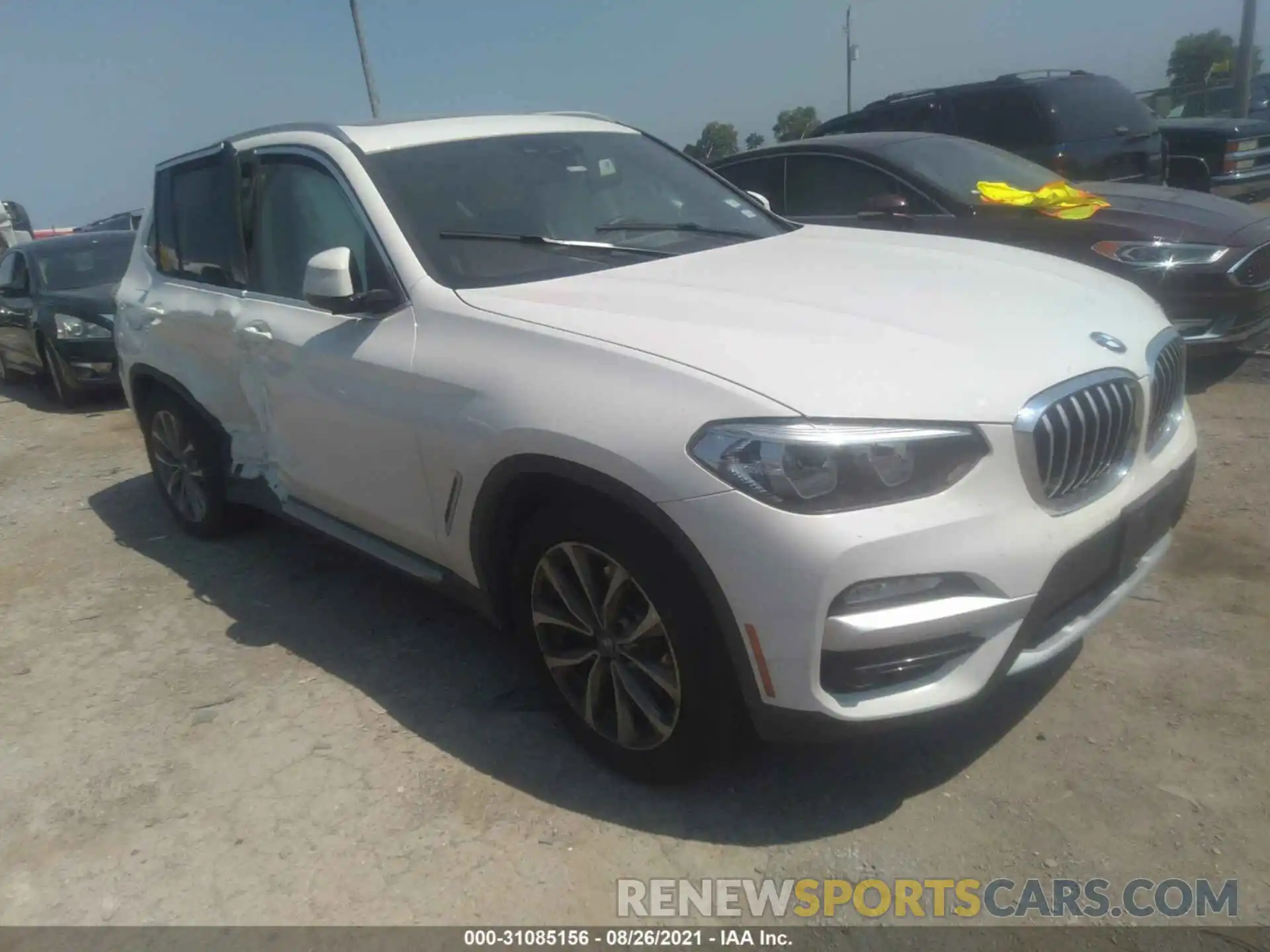 1 Photograph of a damaged car 5UXTR7C50KLF31883 BMW X3 2019