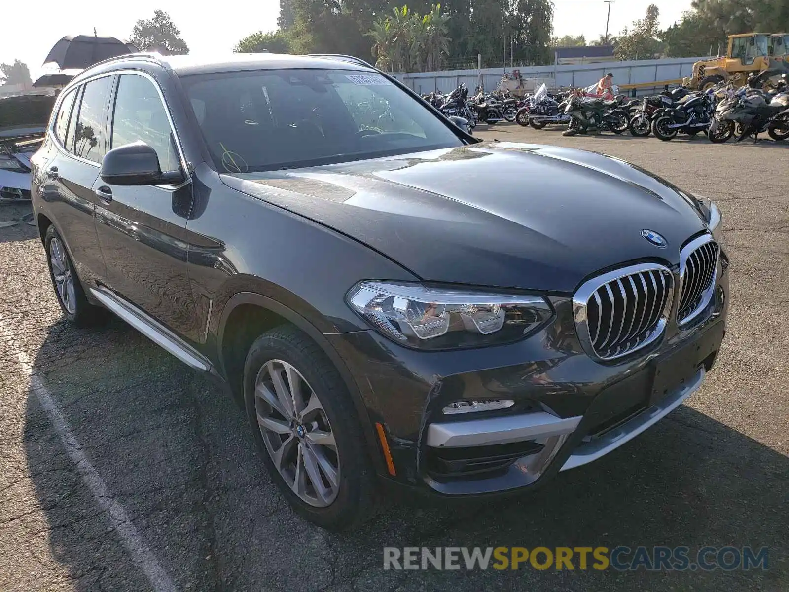 1 Photograph of a damaged car 5UXTR7C50KLF32452 BMW X3 2019