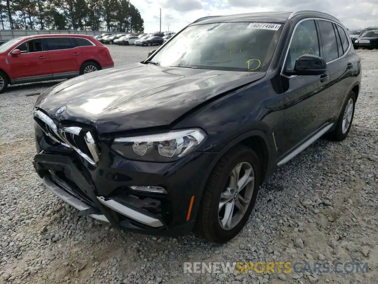 2 Photograph of a damaged car 5UXTR7C50KLF33732 BMW X3 2019