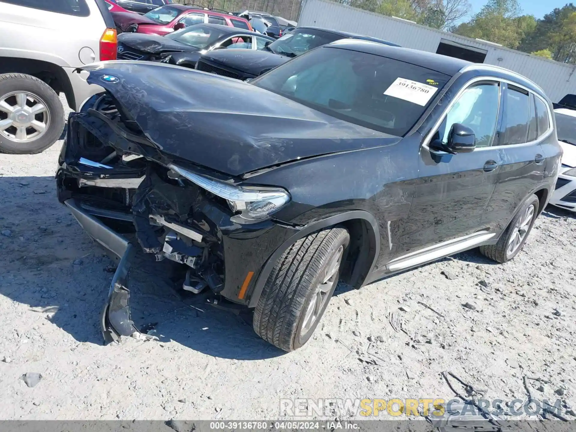 2 Photograph of a damaged car 5UXTR7C50KLF34587 BMW X3 2019