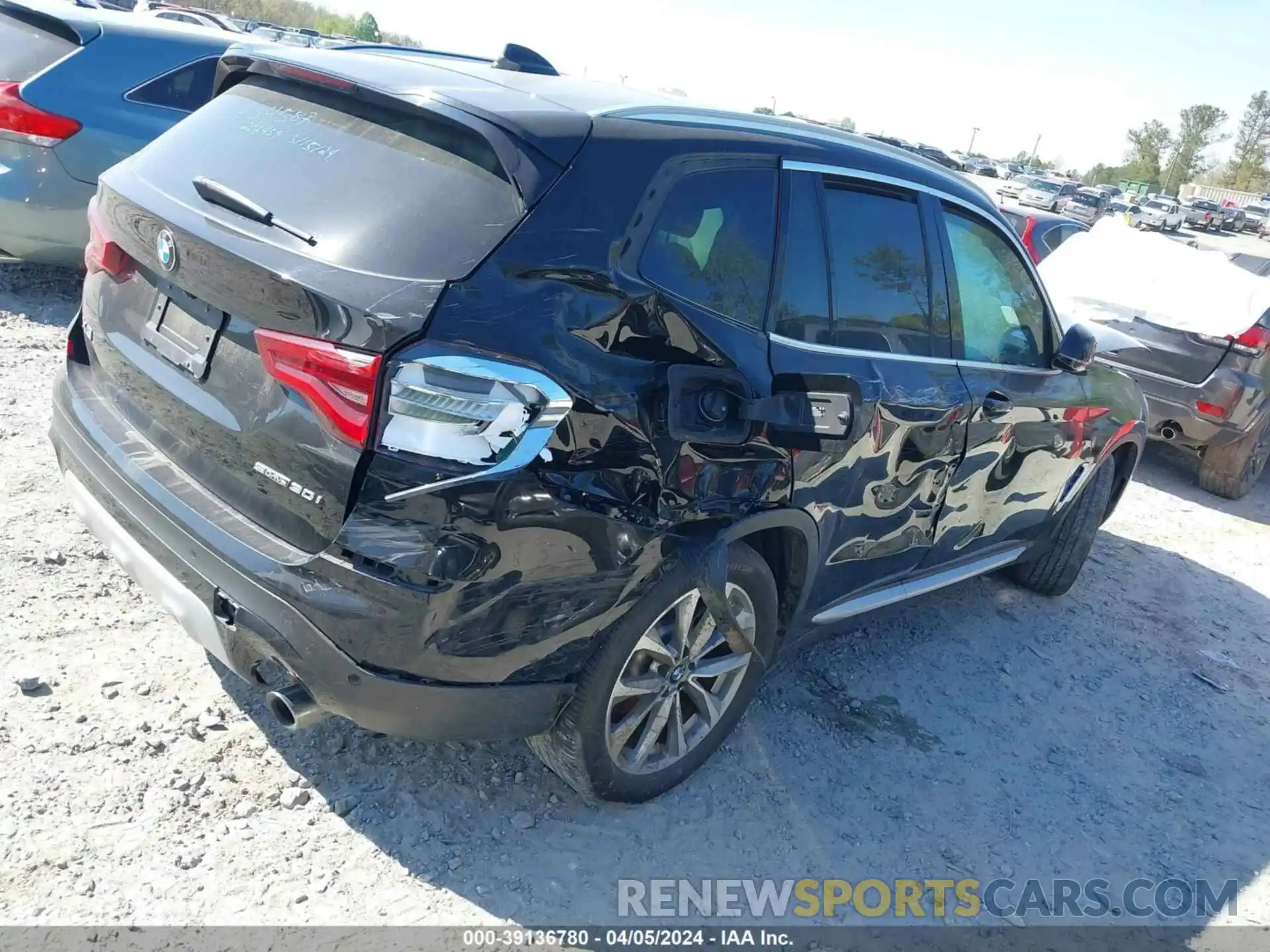 4 Photograph of a damaged car 5UXTR7C50KLF34587 BMW X3 2019