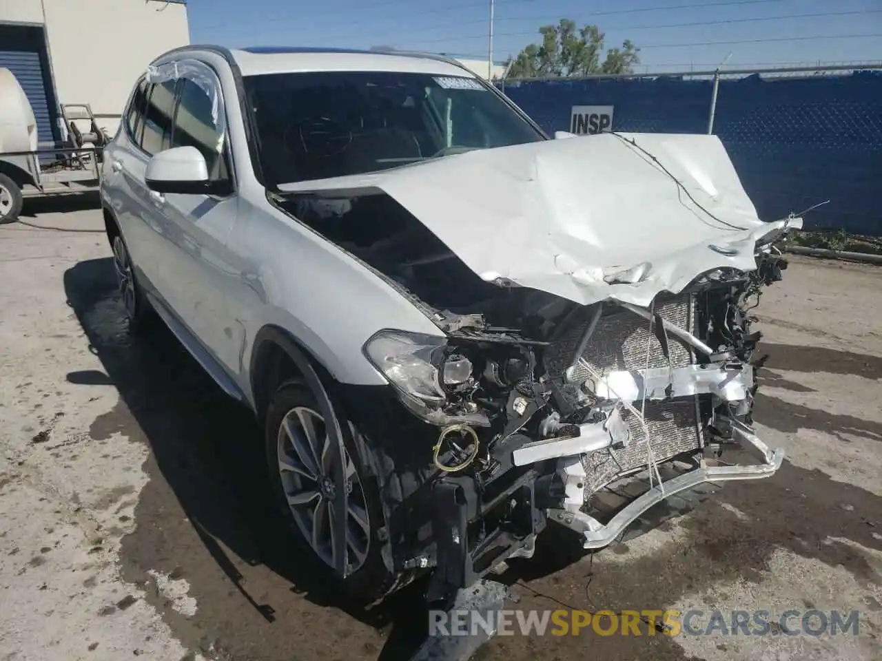 1 Photograph of a damaged car 5UXTR7C50KLF34895 BMW X3 2019