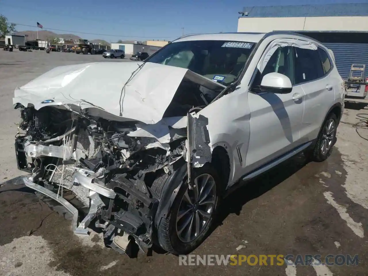 2 Photograph of a damaged car 5UXTR7C50KLF34895 BMW X3 2019