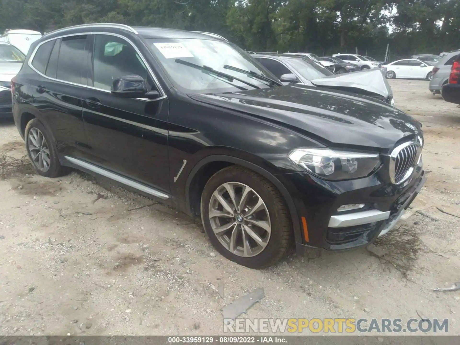 1 Photograph of a damaged car 5UXTR7C50KLF35805 BMW X3 2019