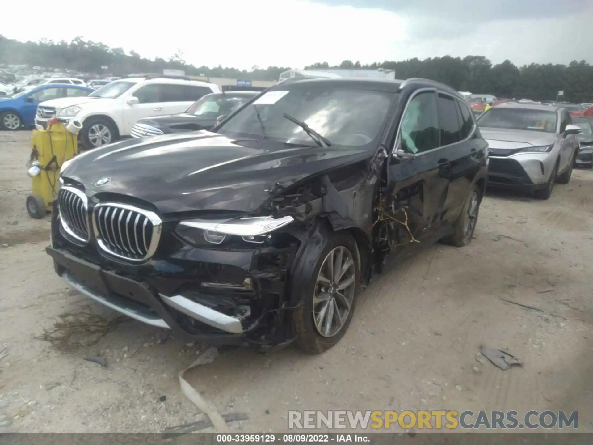 2 Photograph of a damaged car 5UXTR7C50KLF35805 BMW X3 2019