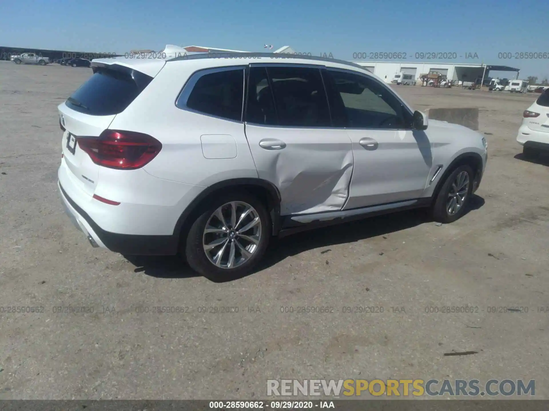 4 Photograph of a damaged car 5UXTR7C50KLF36677 BMW X3 2019