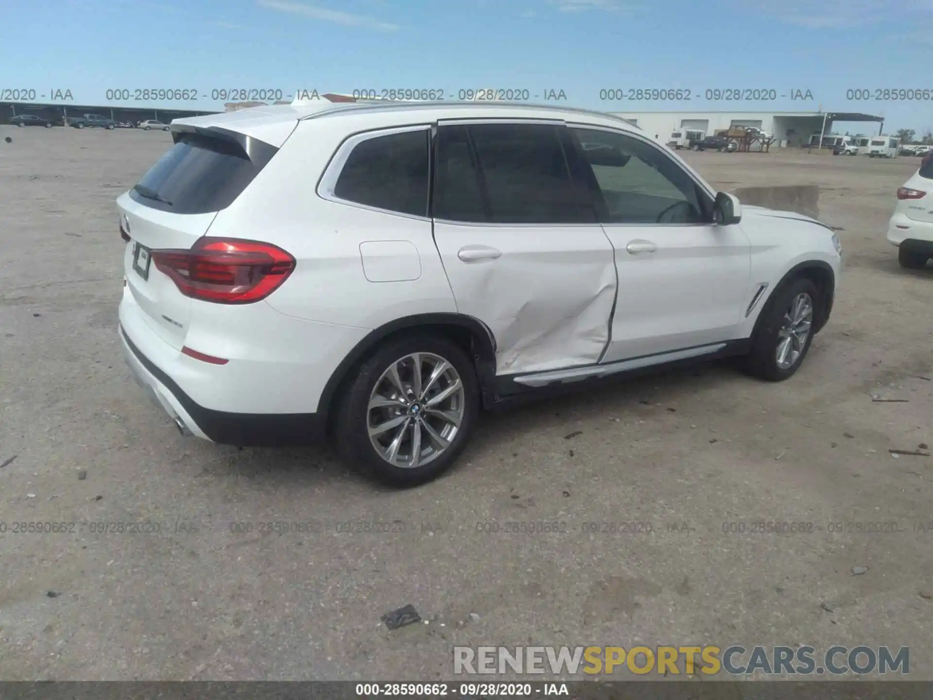 6 Photograph of a damaged car 5UXTR7C50KLF36677 BMW X3 2019