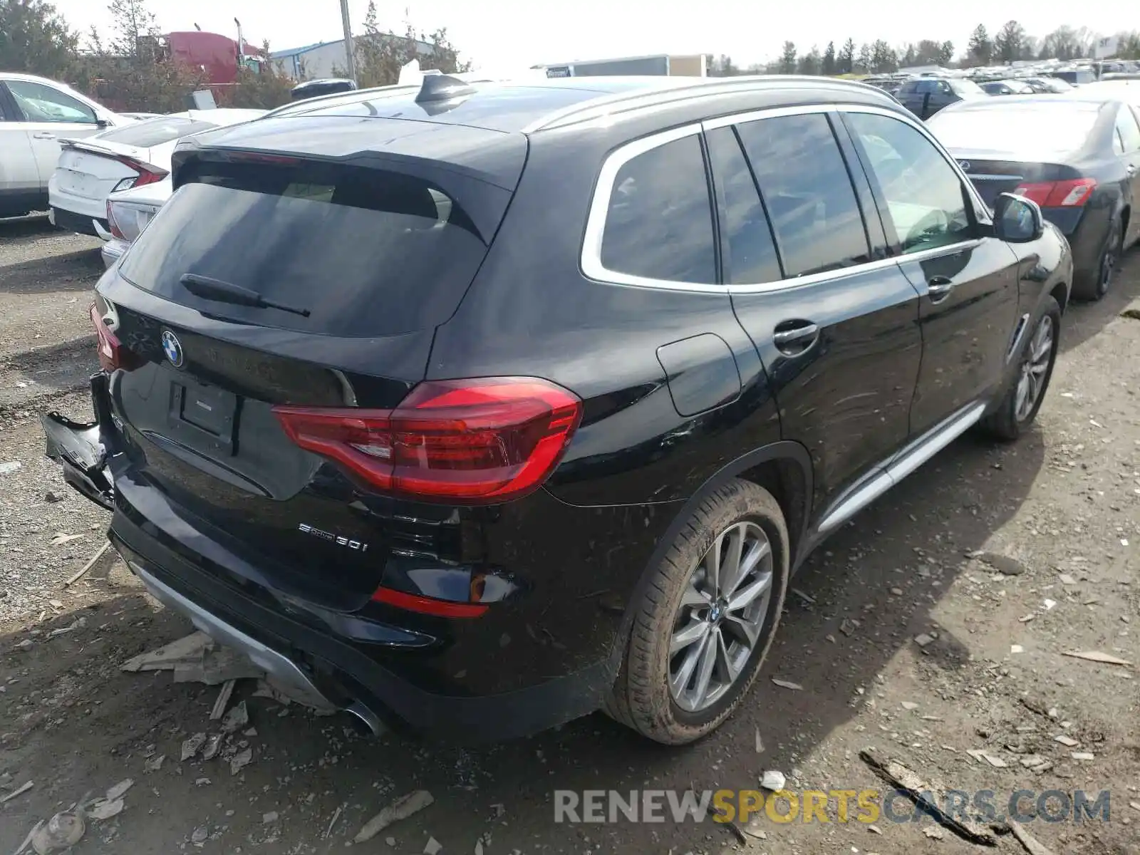 4 Photograph of a damaged car 5UXTR7C50KLF36680 BMW X3 2019