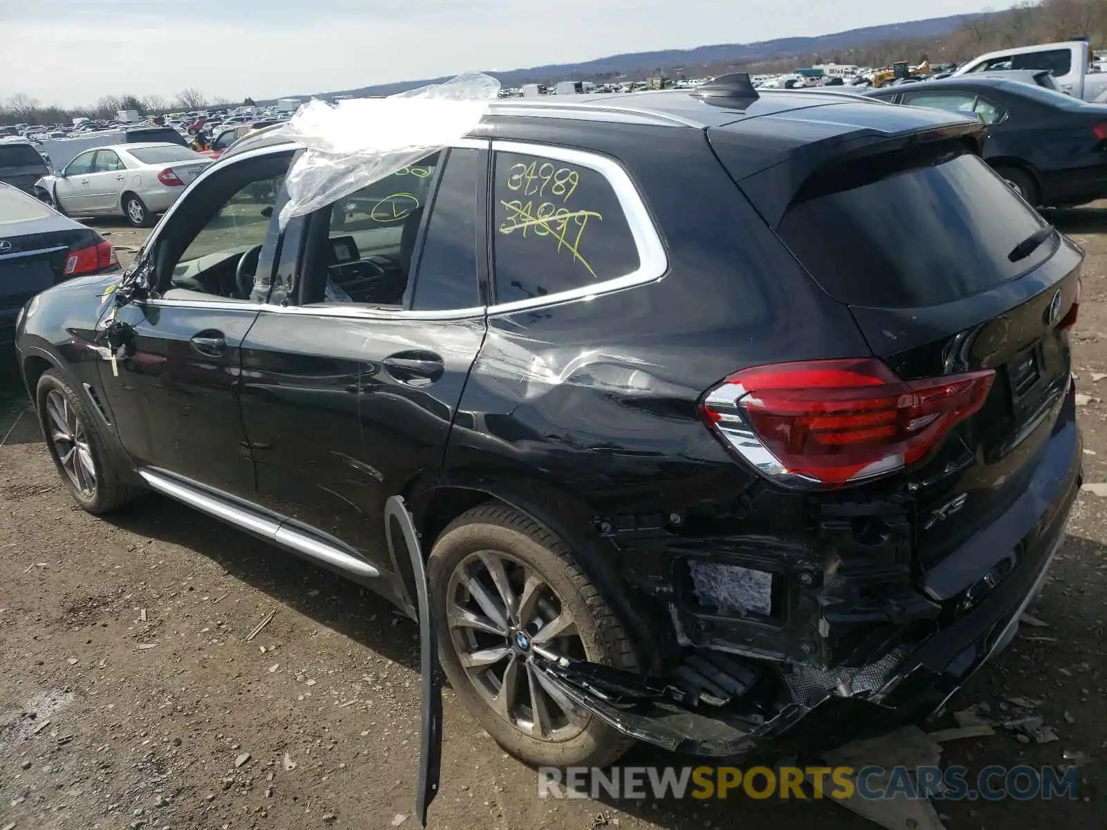 9 Photograph of a damaged car 5UXTR7C50KLF36680 BMW X3 2019