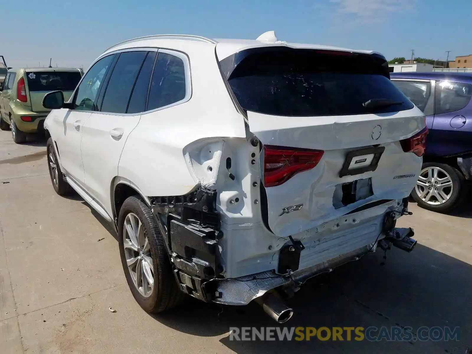 3 Photograph of a damaged car 5UXTR7C50KLF36792 BMW X3 2019