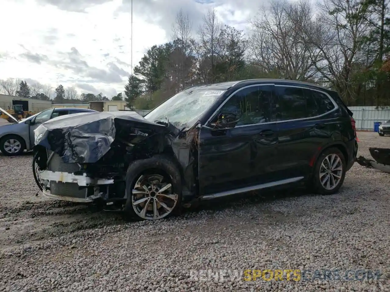 2 Photograph of a damaged car 5UXTR7C50KLF36937 BMW X3 2019