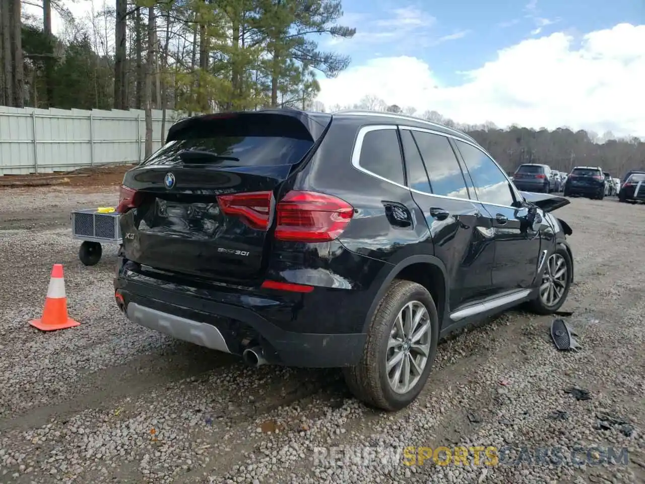 4 Photograph of a damaged car 5UXTR7C50KLF36937 BMW X3 2019