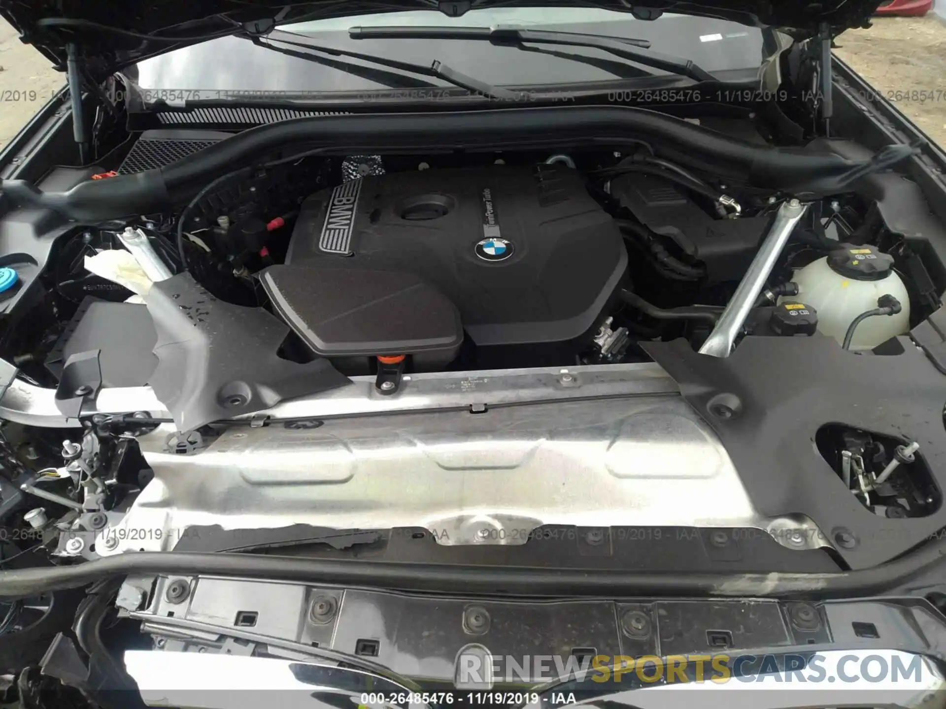 10 Photograph of a damaged car 5UXTR7C50KLF37599 BMW X3 2019