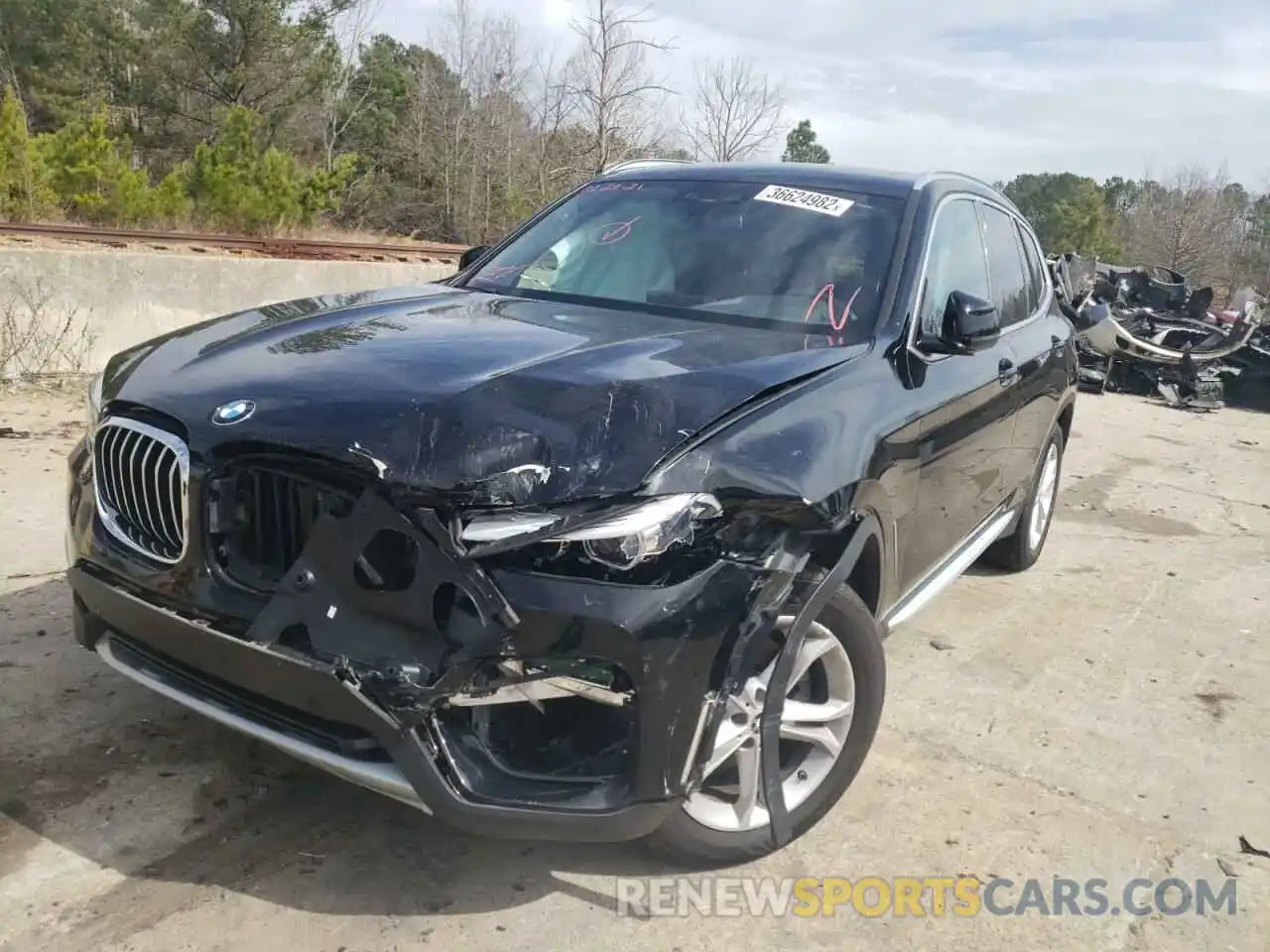 2 Photograph of a damaged car 5UXTR7C50KLR39720 BMW X3 2019