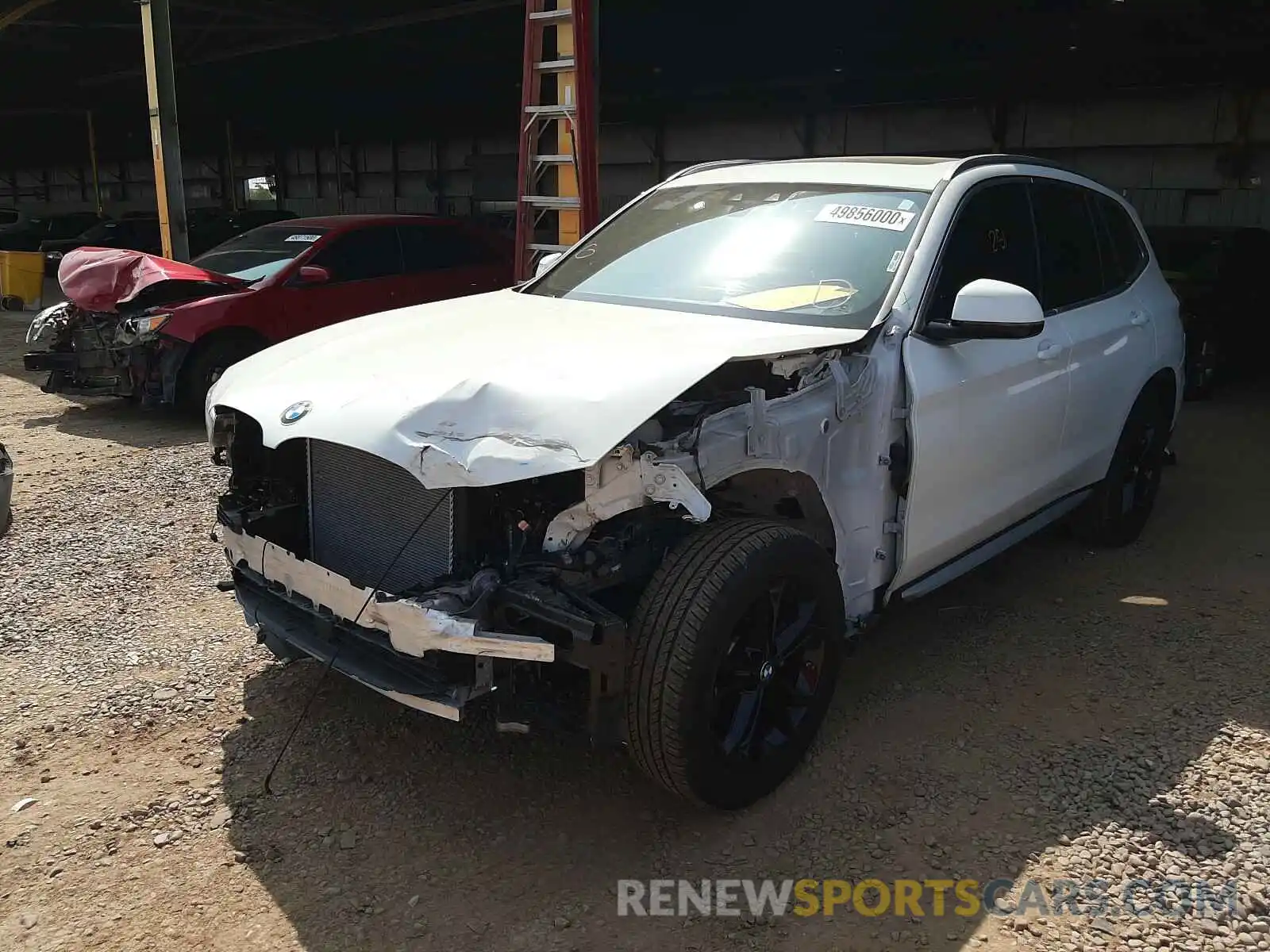 2 Photograph of a damaged car 5UXTR7C50KLR39765 BMW X3 2019